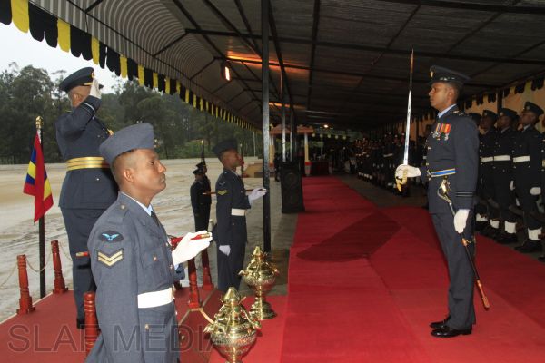 The Commissioning and Passing Out Parade at SLAF Diyatalawa